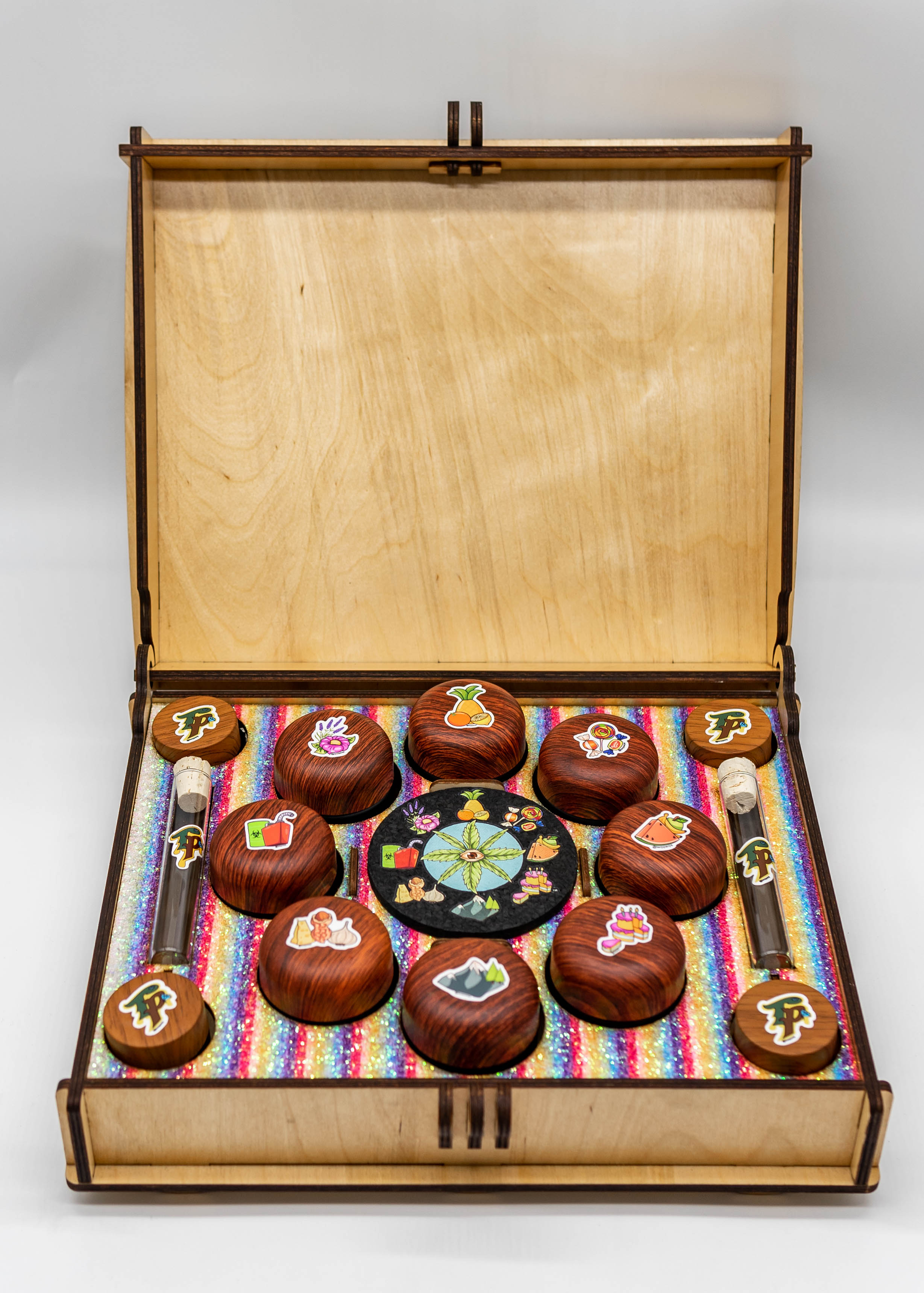 The Apex Cannasseur Box - Terp Perps Style Engraving Insert of Choice - Terp Perps Cannasseur Boxes