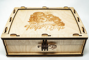 The Apex Cannasseur Box - Terp Perps Style Engraving Insert of Choice