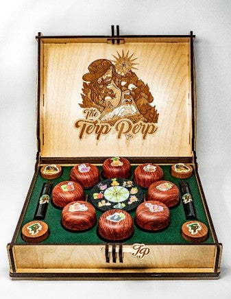 The Apex Cannasseur Box - Terp Perps Style Engraving Insert of Choice - Terp Perps Cannasseur Boxes
